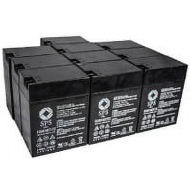 SPS Brand 6V 14Ah Replacement Battery (SG06140T1T2) with Terminal T1T2 for ELS EDS695 (12 PACK)