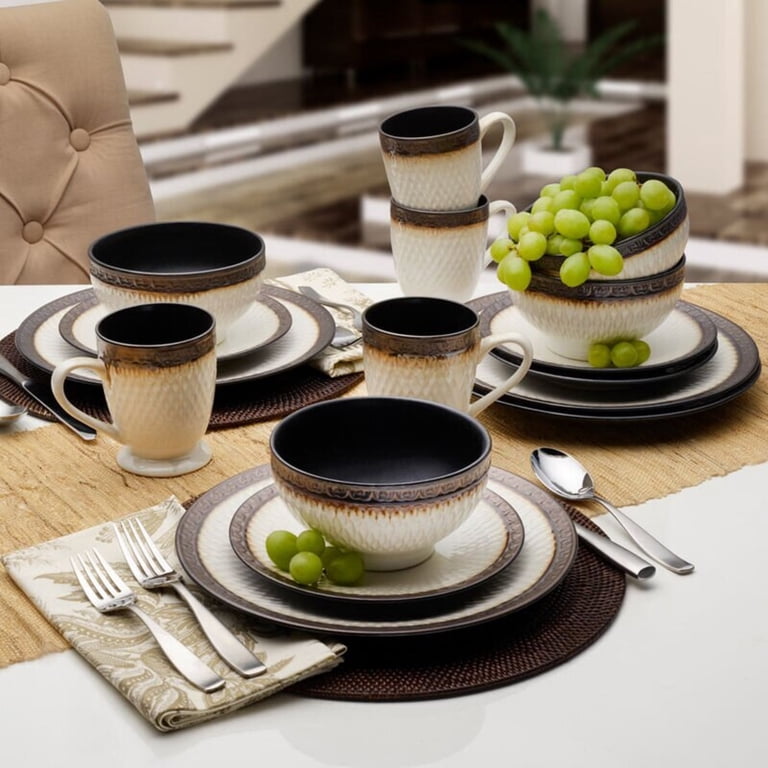 Mikasa Gourmet Basics Sorrento 16-Piece Set, Service for 4