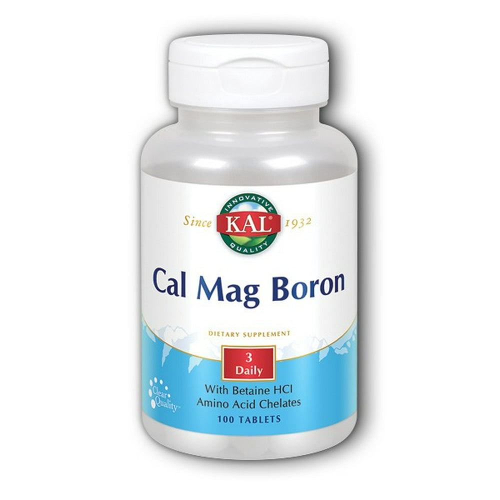 Calcium/Magnesium/Boron Kal 100 Tabs