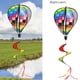 thumbnail image 1 of Hot Air Balloon Wind Spinners Hanging Rainbow Balloon Outdoor Garden Decor, 1 of 5