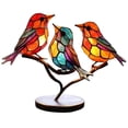 thumbnail image 5 of SINIMOKO Colorful Bird Decorations, Home Decoration Decorations, Flower Bird Pendants, Bird Group Decorations, 5 of 5