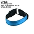 thumbnail image 2 of Rechargeable, High Visibility LED Wrist Arm Ankle Light Up Bands for Running Night Walking, 2 of 5