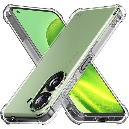 Clear Case for Asus Zenfone 10 - Scratch Resistant TPU Silicone Reinforced Corners Protective Cover for Asus Zenfone 10 2023