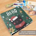 thumbnail image 4 of FORMRS 3 Ring Photo Album 4"x6" Self Adhesive Large Capacity PU Leather Cover, Christmas Cat, 4 of 8