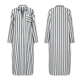 thumbnail image 6 of IUYRTFE Women's Striped Button Down Shirt Dress Long Sleeve Collared Maxi Dress with Pockets Loose Fit Casual Long Gown, 6 of 6