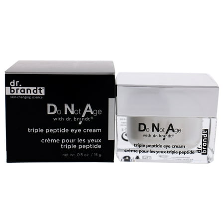 Do Not Age with Dr. Brandt Triple Peptide Eye Cream by Dr. Brandt for Unisex - 0.5 oz Eye (Best Affordable Eye Creams 2019)