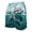 Blue, variant on XFeng Men's 2 in 1 Swim Trunks, Print Board Shorts with Compression Liner, Quick Dry Beach Swim Shorts with Pockets