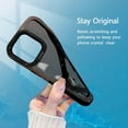 thumbnail image 5 of Kickstand Case for iPhone 14 Plus, 2 Stand Modes Built-in Camera Ring Stand Clear Soft Slim Back Cover with Invisible Stand Anti-Scratch Durable Shockproof Protective Bumper Case - Black, 5 of 11