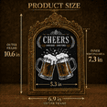 thumbnail image 6 of Framed Tabletop Chalkboard Sign, 7" x 10" Arch Menu Board with Vintage Gold Rustic Frame, Hanging Chalkboard Sign for Cafes, Restaurants, Weddings and Countertop Decor, 6 of 7