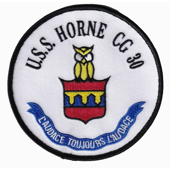 CG-30 USS Horne Patch - With Hook and Loop, 4.5