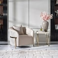 thumbnail image 2 of Michael Amini Lisbon Chenille Accent Chair - Opal/Gold, 2 of 16