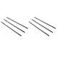 thumbnail image 1 of Varilla de Limpieza de Flauta de Plástico de 6 Piezas Varilla de Limpieza de Flauta Varilla de Limpieza de Flauta de Clarinete, 1 of 5