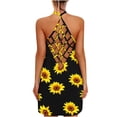 thumbnail image 3 of DailyTrove Sexy Women's Summer Fashion Casual Printed Ladies Camis Open Dress, 3 of 5