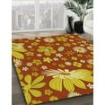 thumbnail image 2 of Ahgly Company Indoor Square Patterned Bee Yellow Area Rugs, 3' Square, 2 of 6