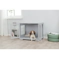 thumbnail image 3 of TRIXIE 29.5" Dog Crate, Indoor Crate Table for Dogs Up to 25 lb, Small Dog Kennel, Gray, 3 of 8