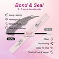 thumbnail image 3 of FADLASH Cluster Lashes Kit Individual Eyelashes Extensions C/D Curl 0.07mm Lashes Cluster Kit 8-16mm/12-18mm +Lash Bond and seal+Lash Remover+Tweezers, 3 of 5