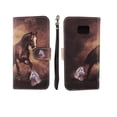 thumbnail image 1 of Brown Horse Wallet Folio Case for Samsung Galaxy S7 Edge Fashion Flip PU Leather Cover Card Cash Slots & Stand, 1 of 2