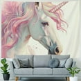 thumbnail image 4 of BCIIG Unicorn Tapestry Wall Hanging Unique Style Graphic Tapestries Home Wall Decor Art for Living Room Bedroom Apartment Farmhouse Dorm 60x50inch, 4 of 6
