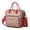 Red-113, variant on Watercolor Design Leakproof Lunch Bag - Large Insulated Cooler Tote for Parents & Students, Waterproof Thermal Picnic Bag with Multi-Pocket