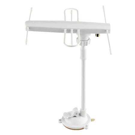 High Gain Multi Directional Antenna TV-023 Universal Indoor Outdoor HDTV Digital TV Antenna 30-50 Miles Range Active Directional Antenna 28dBi High Gain Strong Signal Fixed by Bracket and Nut ()