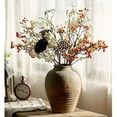 thumbnail image 6 of TETOU 4pcs 70cm Fall Artificial Berry Stems with leaves Fake Berries for Home Autumn Thanksgiving Christmas Decoration, 6 of 7