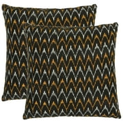 SAFAVIEH Ryder Pillow Set of 2 Black