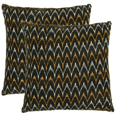 SAFAVIEH Ryder Pillow Set of 2 Black