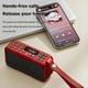 thumbnail image 5 of Radio PortáTil FM Mini Radio Bluetooth Altavoz Sonido Hi-Fi Barra de Sonido Subwoofer Reproductor de MúSica Manos Grabadora con MicróFono, A, 5 of 5