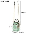 thumbnail image 3 of Shoulder Handbag Women's Crossbody Handbags 5.91x3.15x8.27 Inch Bank Card Bag Cash Bag Key Bag Pretty Light Green Tie Dye, 3 of 7