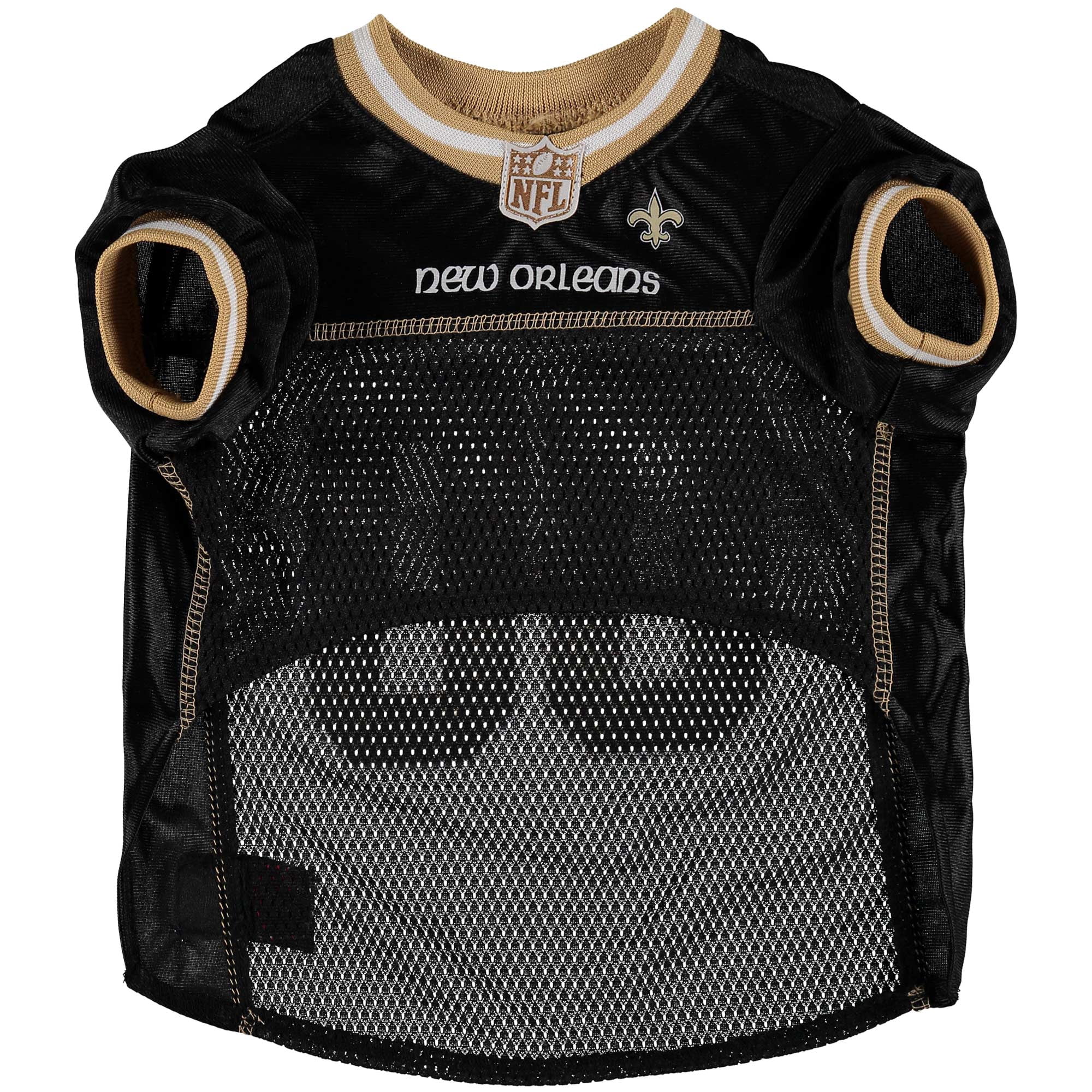 Pets First NFL New Orleans SaintsLicensed Mesh Jersey for Dogs and Cats - Extra Large