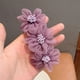 thumbnail image 1 of Pasador para el pelo Sin forma de camelia color morado, 1 of 1