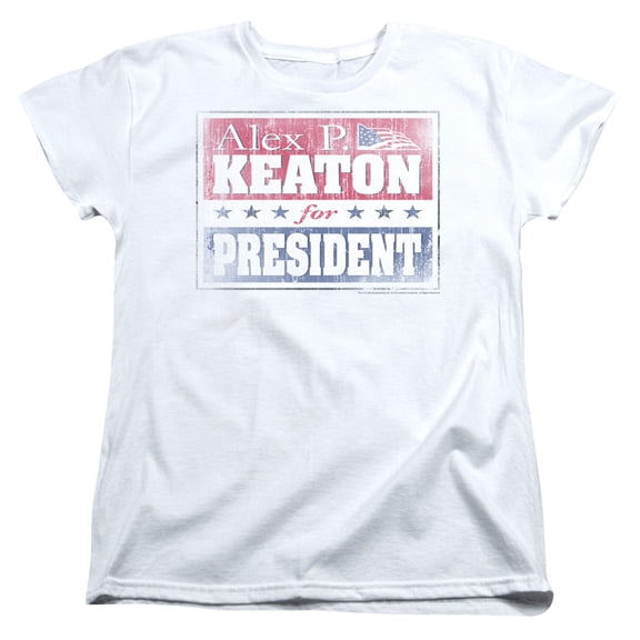 Family Ties - Alex For President - Women's Short Sleeve Shirt - Small