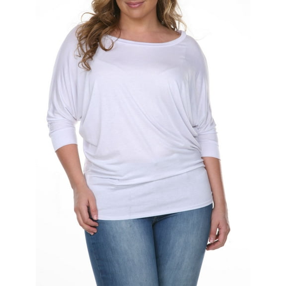Women's Plus Size Dolman Top