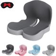 thumbnail image 1 of 2026New Memory Foam Car Seat Cushion – Ergonomic Lumbar Support Cushion for Back Pain Relief | Comfortable Car Booster Seat & Office Chair Cushion | Non-Slip, Machine-Washable Cover, 1 of 9