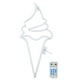 thumbnail image 1 of Luz de neón en forma de helado Luz de señal LED con control remoto para decoración de fiestas Luz púrpura alimentada por USB o por batería, 1 of 8