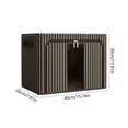thumbnail image 3 of Caja de Almacenamiento para Ventana Transparente Apilable, Organizador de Tela Oxford Plegable con Estructura de Acero, Cesto de Ropa de Gran Capacidad 40x30x20cm para Dormitorio/Armario, 3 of 7