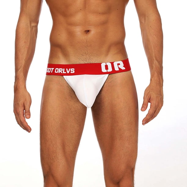 Ropa interior de hombre de moda de algodón de tanga cómoda sexy para hombres Pompotops qyievc6290