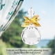 thumbnail image 3 of Atrapasueños de cristal K9 transparente, colgante de prismas, adorno de boda, decoración navideña, amarillo, 3 of 8