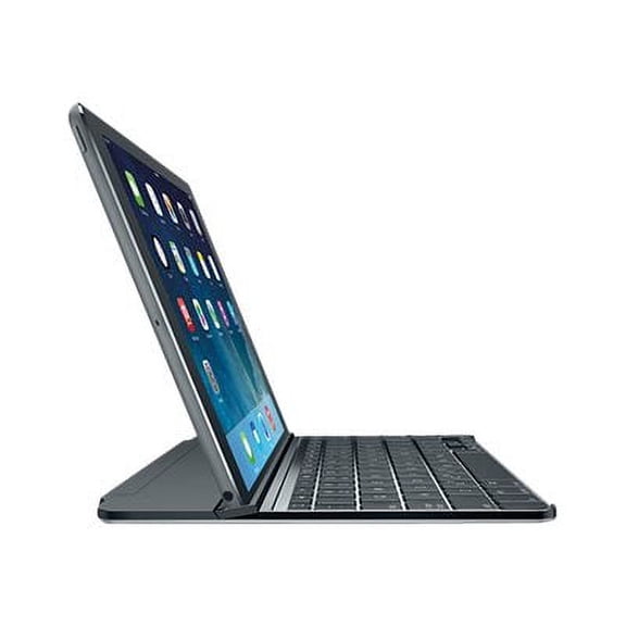 Logitech Ultrathin - Keyboard and folio case - wireless - Bluetooth - English - space gray