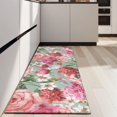 thumbnail image 4 of Pioneer Flower Floral Print Pattern Kitchen Rug Mat,Kitchen Runner Rugs Non Skid Washable,Decorative Kitchen Floor Mats for Kitchen,Sink,Laundry,17"X47", 4 of 5