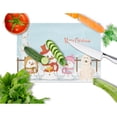 thumbnail image 2 of Carolines Treasures BB2414LCB Merry Christmas Carolers Great Pyrenese Glass Cutting Board Large, 12H x 16W, multicolor, 2 of 2