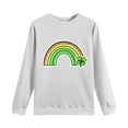thumbnail image 5 of Aofany St Patricks Day Sweatshirt Women Long Sleeve Crewneck Shamrock St. Patricks Shirts Tee Tops Cute Holiday Pullovers, 5 of 6