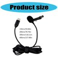 thumbnail image 3 of Professional Lavaliers Microphones for Crisps Sound Recording, for Insta 360 One X4 Action Cameras, 3 of 4