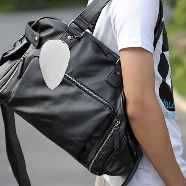 Fashionable Tail Keychain Pendant Minimalist Charm Accessory for Car Keys and Bags
