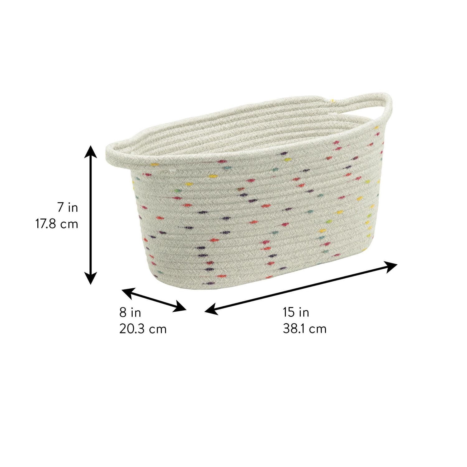 Zenna Home Cotton Rope Storage Basket