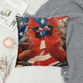 thumbnail image 2 of Qinduosi th of July Pillow Covers Inch Cardinal American Flag Patriotic Independence Day Throw Pillowcase Cushion Case Farmhouse Decorations for Sofa Couch White, 2 of 5
