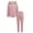 Grey Pink, variant on Arshiner Girl's Sweatshirt and Sweatpants Set 2 Piece Outfits Rib-Knit Sweatsuits Cute Pullover and Pants for Kids