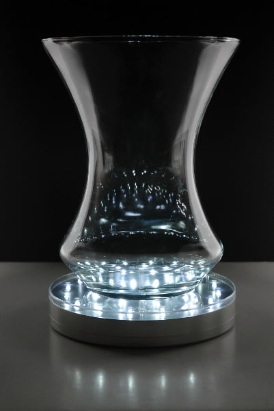 Led Light Vase Base White 8 Inch Walmart Com