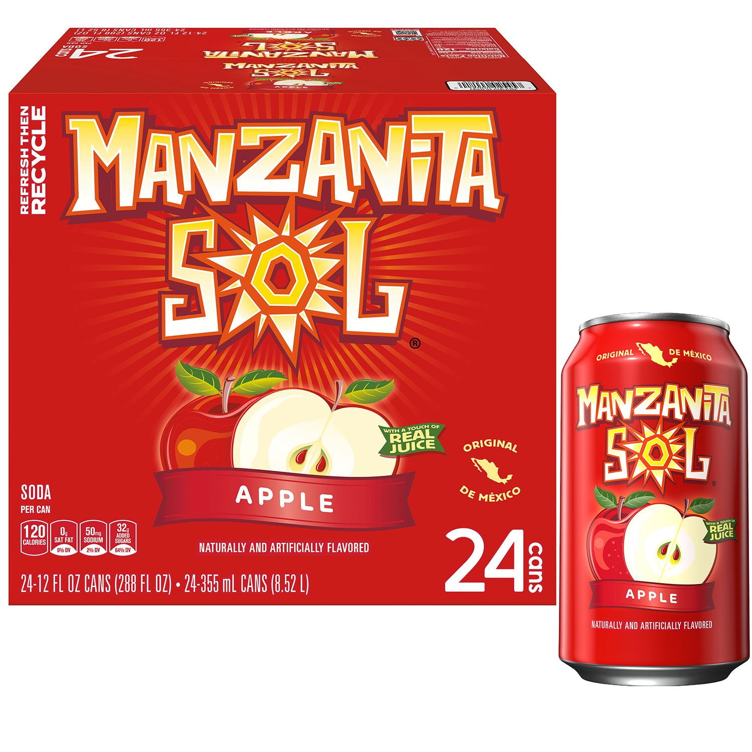 Sidral Mundet Apple Soda, 11.16 fl. oz., 30 pk. - Samsclub.com