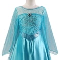 thumbnail image 5 of Girls Costume Elsa Sequin Fancy Princess Dress Up for Birthday Party,Size 10/11, 5 of 6